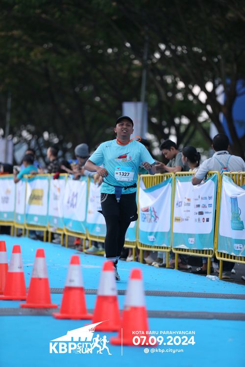 Race photo from KBP City Run 2024