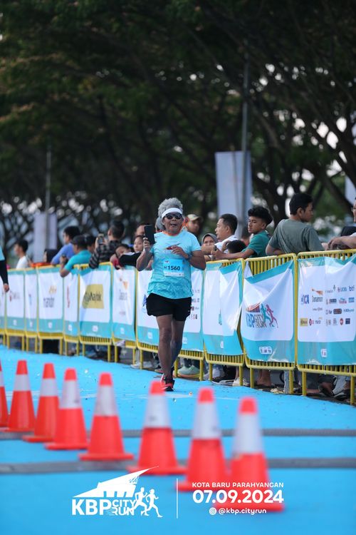 Race photo from KBP City Run 2024