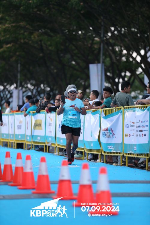 Race photo from KBP City Run 2024