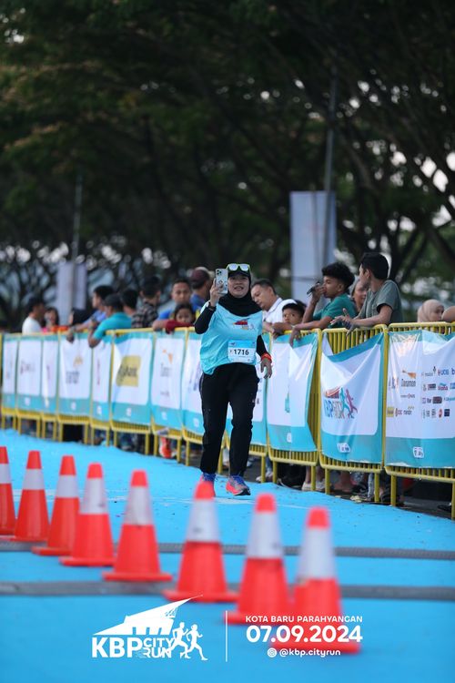 Race photo from KBP City Run 2024