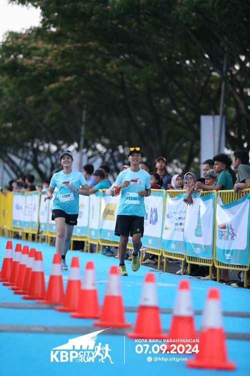 Race photo from KBP City Run 2024