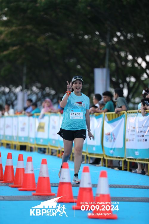 Race photo from KBP City Run 2024