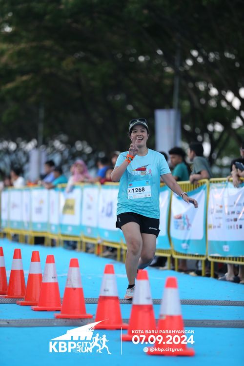 Race photo from KBP City Run 2024