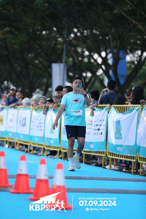 Race photo from KBP City Run 2024