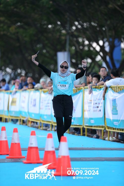 Race photo from KBP City Run 2024