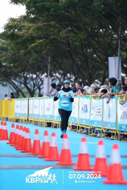Race photo from KBP City Run 2024