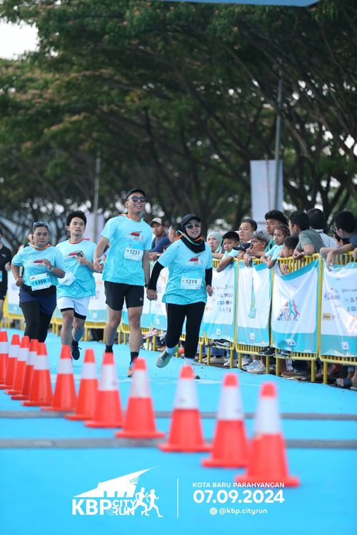 Race photo from KBP City Run 2024