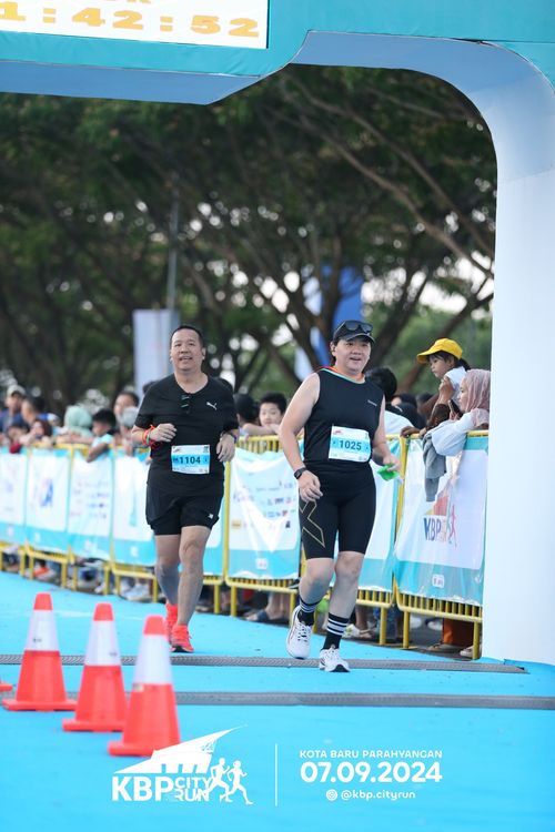 Race photo from KBP City Run 2024