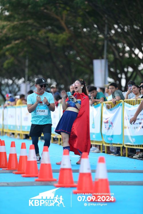 Race photo from KBP City Run 2024