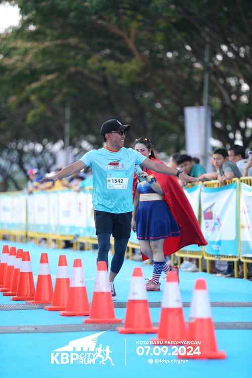 Race photo from KBP City Run 2024