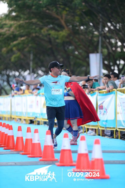 Race photo from KBP City Run 2024
