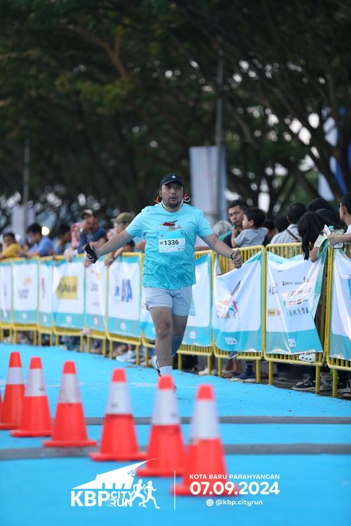 Race photo from KBP City Run 2024