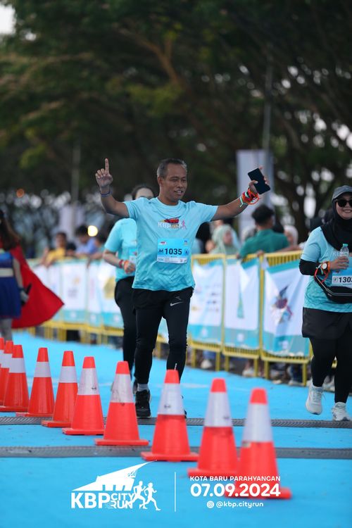 Race photo from KBP City Run 2024