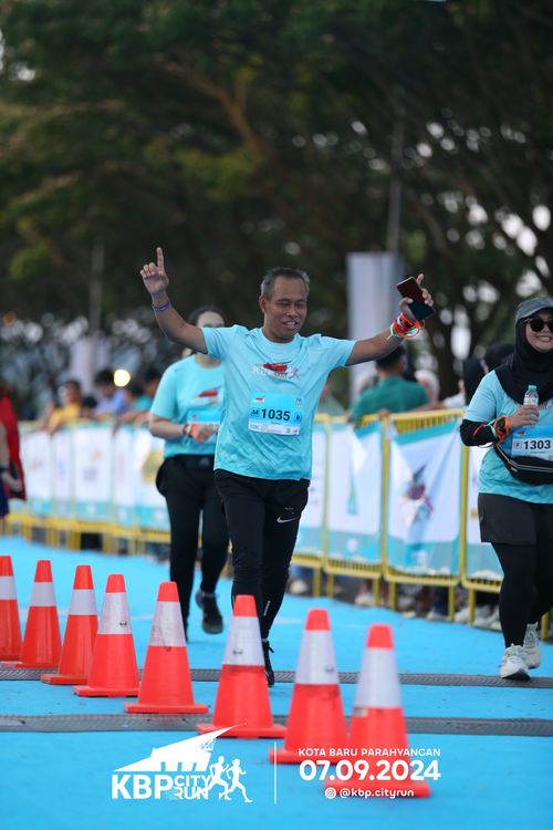 Race photo from KBP City Run 2024