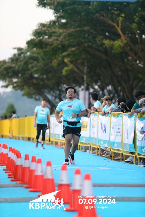 Race photo from KBP City Run 2024