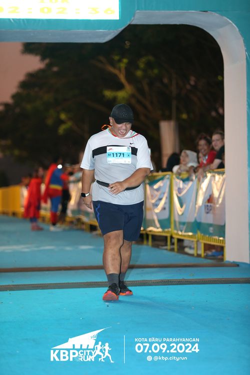 Race photo from KBP City Run 2024