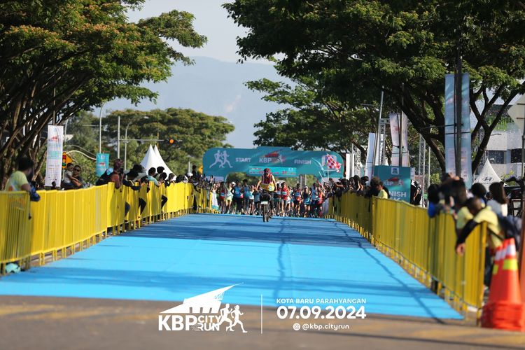 Race photo from KBP City Run 2024