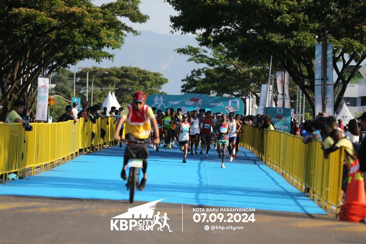Race photo from KBP City Run 2024
