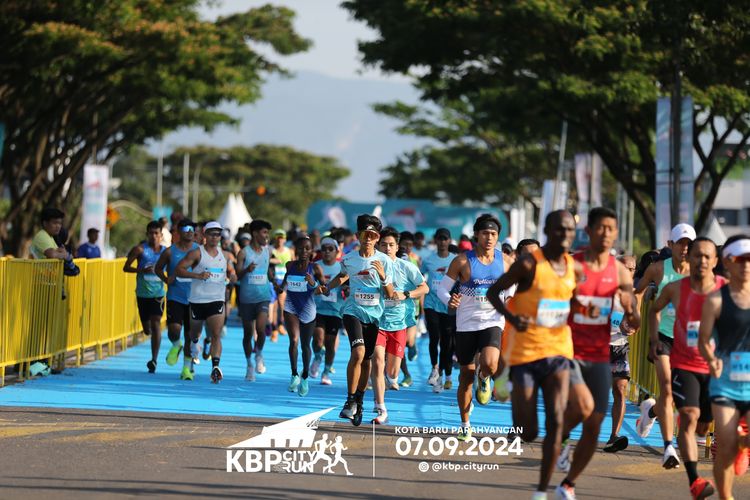 Race photo from KBP City Run 2024