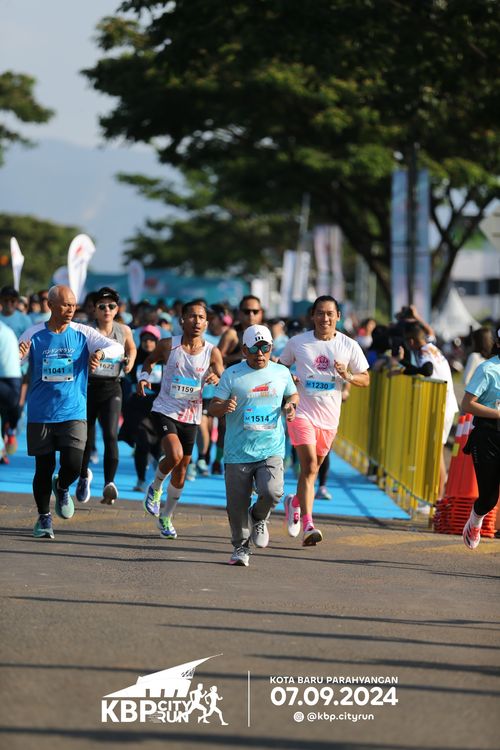 Race photo from KBP City Run 2024