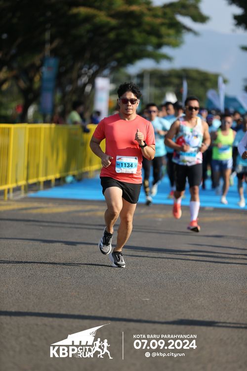 Race photo from KBP City Run 2024