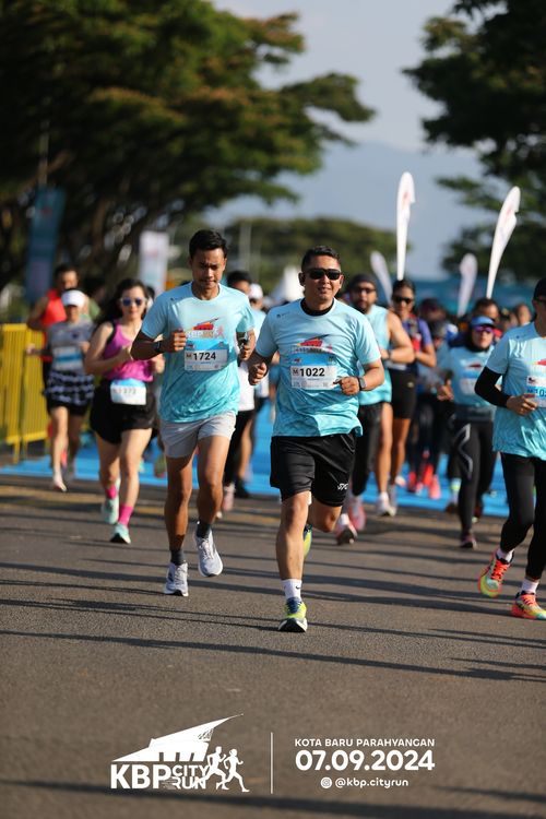 Race photo from KBP City Run 2024