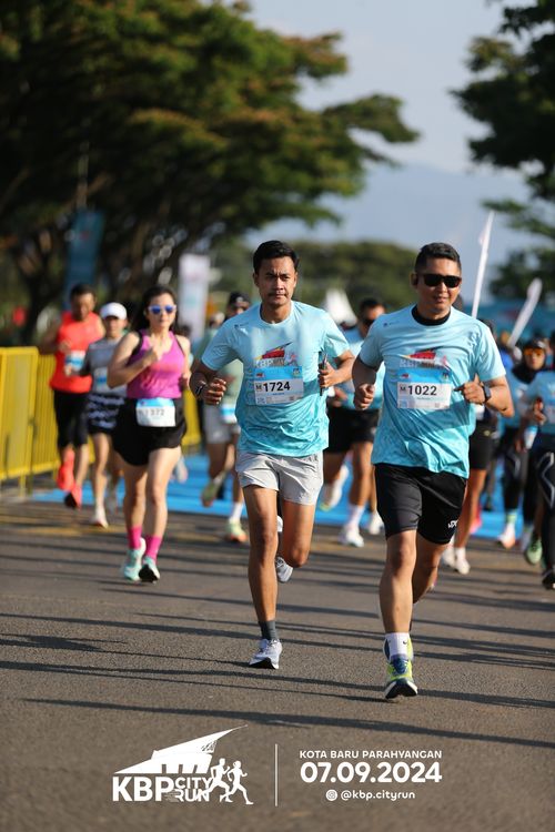 Race photo from KBP City Run 2024