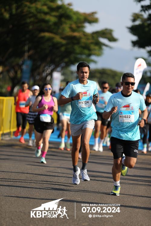 Race photo from KBP City Run 2024