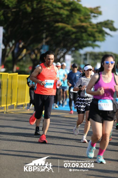 Race photo from KBP City Run 2024