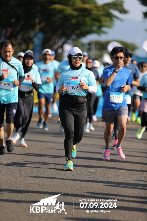 Race photo from KBP City Run 2024
