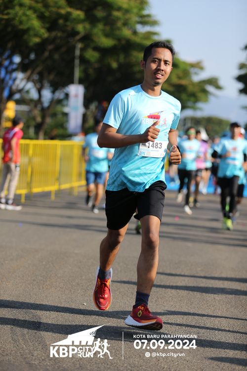 Race photo from KBP City Run 2024