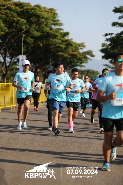 Race photo from KBP City Run 2024