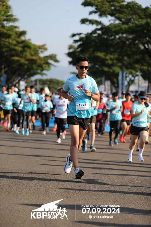 Race photo from KBP City Run 2024