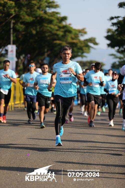 Race photo from KBP City Run 2024