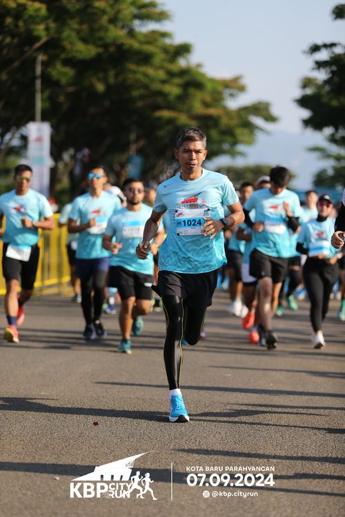 Race photo from KBP City Run 2024