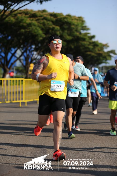 Race photo from KBP City Run 2024