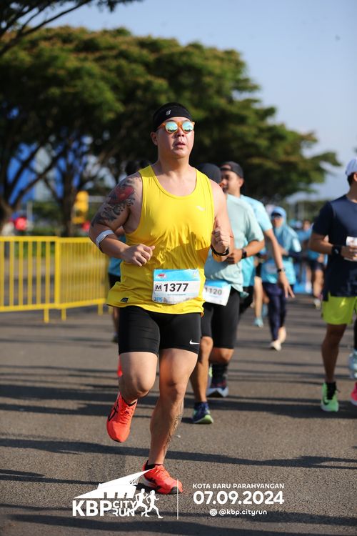 Race photo from KBP City Run 2024