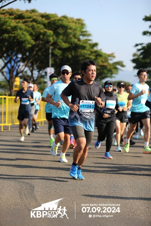 Race photo from KBP City Run 2024