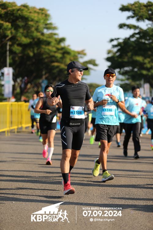 Race photo from KBP City Run 2024