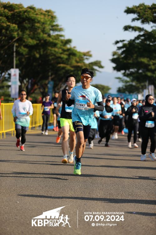 Race photo from KBP City Run 2024