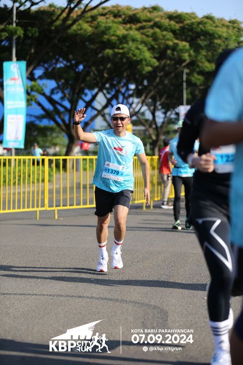 Race photo from KBP City Run 2024