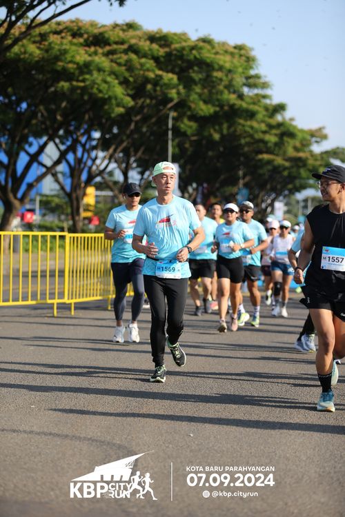 Race photo from KBP City Run 2024