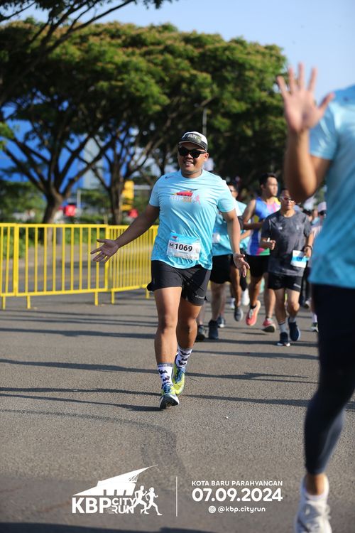 Race photo from KBP City Run 2024