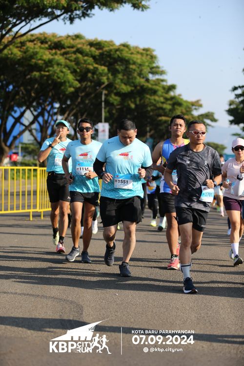 Race photo from KBP City Run 2024