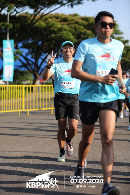 Race photo from KBP City Run 2024