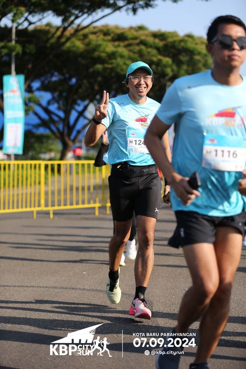 Race photo from KBP City Run 2024