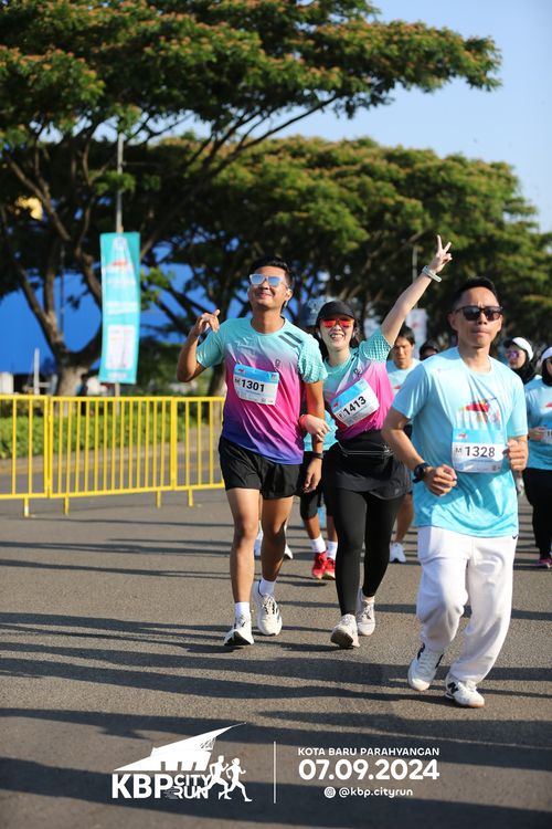 Race photo from KBP City Run 2024