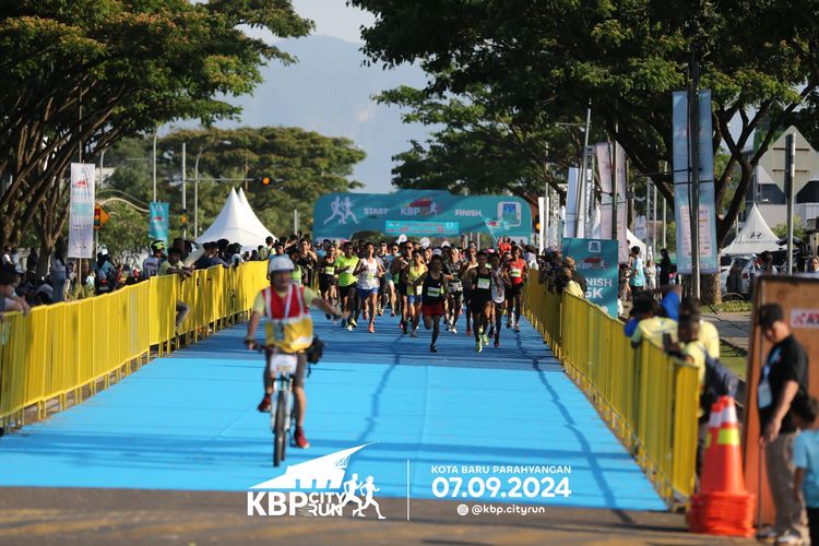 Race photo from KBP City Run 2024