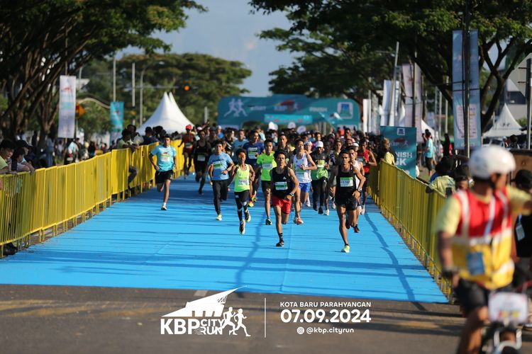 Race photo from KBP City Run 2024