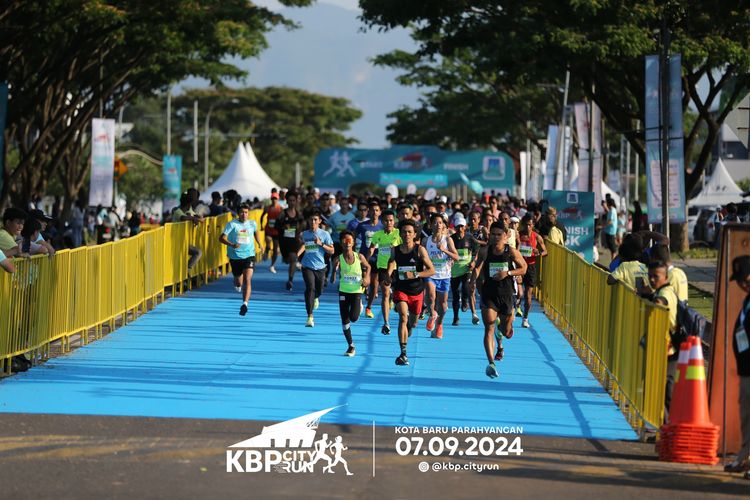 Race photo from KBP City Run 2024